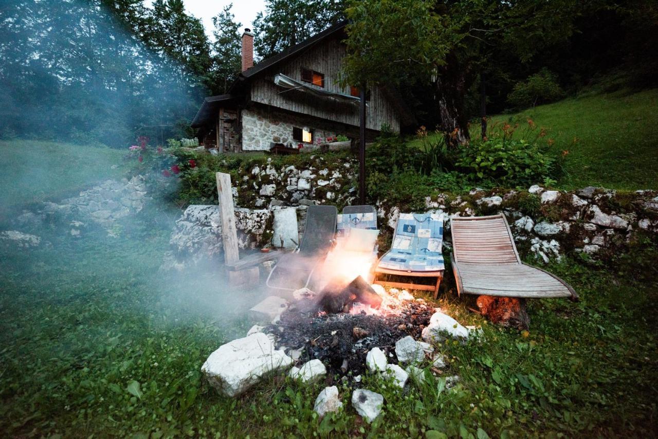 Miha Lodge - Mihcevo Plece Soča Dış mekan fotoğraf